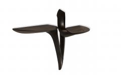  Amorph Amorph Orchid Wall mounted Console Table is Ebony Stain - 2161788