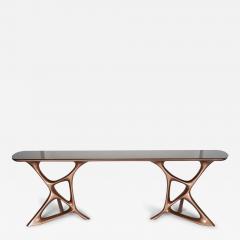  Amorph Anika Console Lacquer Bronze Finish - 4269532