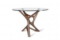  Amorph Ava central table in Natural stain on Walnut wood with glass top - 3596317
