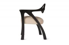  Amorph Darcey Dining Chair Ebony Stained with Off White Leather - 1126015