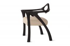  Amorph Darcey Dining Chair Ebony Stained with Off White Leather - 1126018