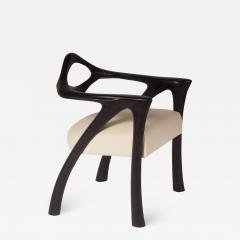  Amorph Darcey Dining Chair Ebony Stained with Off White Leather - 1126289