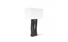  Amorph Doris Table lamp Ebony stain in Ash wood with Ivory Silk shade - 3446845