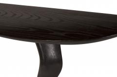  Amorph Haya Console Table Solid Wood Ebony stained Wall Mounted - 1228171