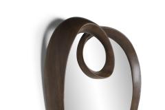  Amorph Malva Wall Mirror in Graphite Walnut stain on Ash wood by Amorph - 4131373