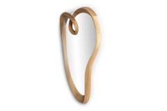  Amorph Malva Wall Mirror in Honey stain on Ash wood by Amorph - 4168629