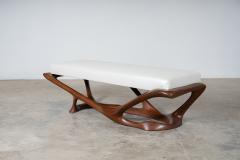  Amorph Nala Bench in Walnut Stain in Ash Wood by Amorph - 4168680