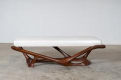  Amorph Nala Bench in Walnut Stain in Ash Wood by Amorph - 4168681