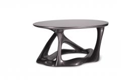  Amorph Oval Shape with Organic Shape Legs Dark Gray Metallic Finish - 670069