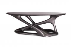  Amorph Oval Shape with Organic Shape Legs Dark Gray Metallic Finish - 670071