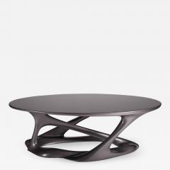  Amorph Oval Shape with Organic Shape Legs Dark Gray Metallic Finish - 671182