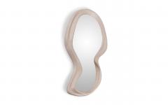  Amorph Rose wall mirror in Whitewash stain on Ash wood - 3206379