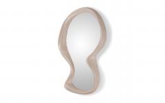  Amorph Rose wall mirror in Whitewash stain on Ash wood - 3206380