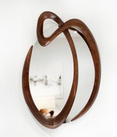  Amorph Saba Wall Mirror in Natural stain on Walnut wood by Amorph - 4412916