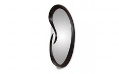  Amorph Swan mirror in Ebony stain on solid wood - 3009147
