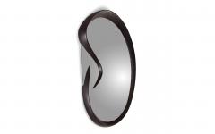  Amorph Swan mirror in Ebony stain on solid wood - 3009149