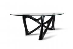  Amorph Walenty coffee table in Ebony stain on Ash wood with 1 2 tempered glass - 3581917