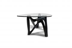 Amorph Walenty coffee table in Ebony stain on Ash wood with 1 2 tempered glass - 3581918