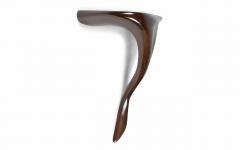  Amorph Yena wall mounted console in Colombia stain on Walnut wood - 3522976