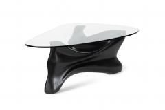  Amorph Zen coffee table in Ebony stain on Ash wood with glass top - 3702180