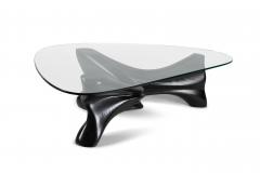  Amorph Zen coffee table in Ebony stain on Ash wood with glass top - 3702183