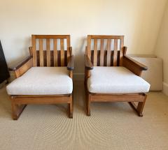  Amsterdam School PAIR OF ARMCHAIRS AMSTERDAM SCHOOL - 4372856