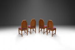  Amsterdam School Set of Four Amsterdamse School Oak Dining Chairs The Netherlands 1920s - 3615070