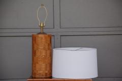  Amter Craft Large oak patchwork table lamp by Amter Craft - 873942