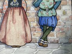  Amy Millicent Sowerby The Wise Book Childrens Book Illustration Woman Illustrator Arts and Crafts - 4118002
