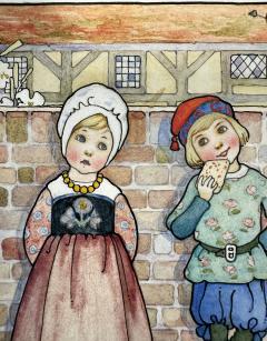  Amy Millicent Sowerby The Wise Book Childrens Book Illustration Woman Illustrator Arts and Crafts - 4118003