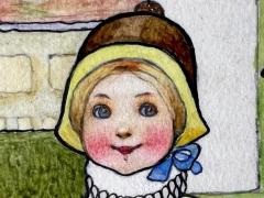  Amy Millicent Sowerby Three Children Book Illustration Female Illustrator Turn of the Century - 3529133