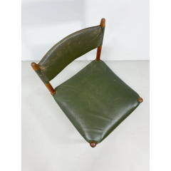  Anders Jensen 1950s Set of 8 Danish Leather Dining Chairs by Anders Jensen - 2935944