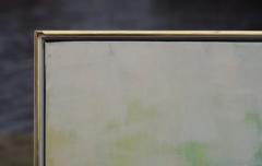  Anderson Large Abstract Waterlilies Painting Oil on Canvas Signed Anderson Circa 1970s - 4118036