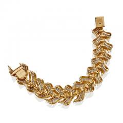  Andr Vassort Paris Andr Vassort Gold and Diamond Bracelet - 3208817
