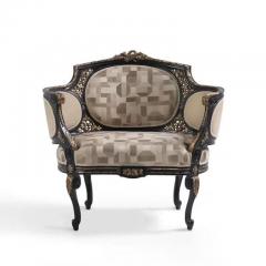  Angelo Cappellini Diderot Carved Armchair - 4704805