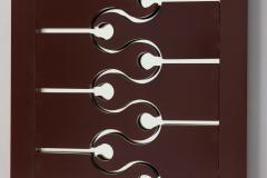  Anonima Design 1970 Scorpion Coat Rack with Mirror by Anonima Design for Bonetto Italy 1970s - 4174713