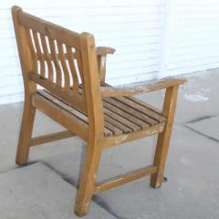  Another Human Vintage Maritime Heritage Bench Chair - 3532509