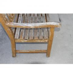  Another Human Vintage Maritime Heritage Bench Chair - 3532532