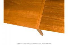  Ansager Mobler Mid Century Teak Large Extendable Draw Leaf Dining Table - 2954410