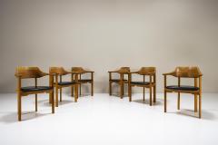  Ansager Mobler Six Dining Chairs in Beech by Ansager M bler Denmark 1960s - 3821787