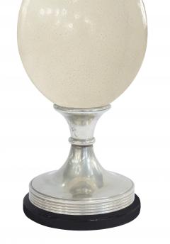  Anthony Redmile Sterling Silver Candle Holder with Ostrich Egg by Anthony Redmile - 197044