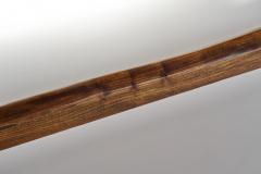  Aranjou Brutalist Solid Elm Dining Table by Aranjou France Mid 20th Century - 4683690