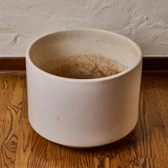 Architectural Pottery 1960s Architectural Pottery White Ceramic Planter Attributed to Lagardo Tackett - 4290416
