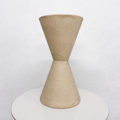  Architectural Pottery LaGardo Tackett Architectural Pottery Double Cone Planter in Bisque 1960s Calif - 2008673