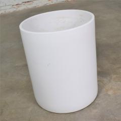  Architectural Pottery Mid century modern architectural pottery monumental white cylindrical pot - 1668590