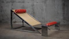  Archizoom Associati Archizoom Associati for Poltrona Mies Chair and Ottoman - 2904372