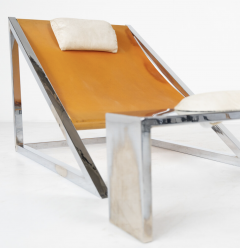  Archizoom Associati Mid Century Modern Mies Lounge Chair with Ottoman by Archizoom Associati 1960 - 3738155