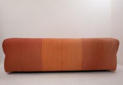  Arflex Mid Century Modern Orange Sofa Ottoman by Arflex - 2593164