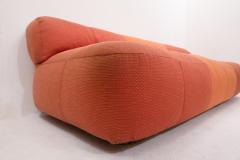  Arflex Mid Century Modern Orange Sofa Ottoman by Arflex - 2593167