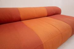  Arflex Mid Century Modern Orange Sofa Ottoman by Arflex - 2593168